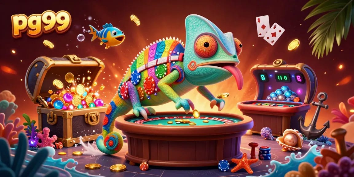 Experience thrilling wins at pg99 with our lively chameleon casino owner and dynamic game elements.