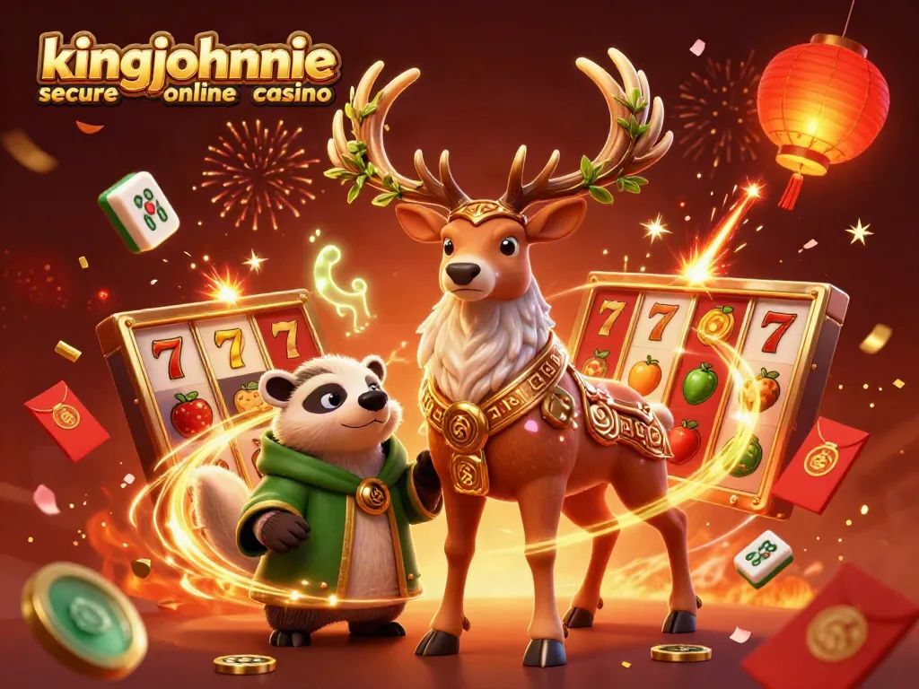 Engage with games at kingjohnnie secure online casino featuring a druid stag and mystical elements