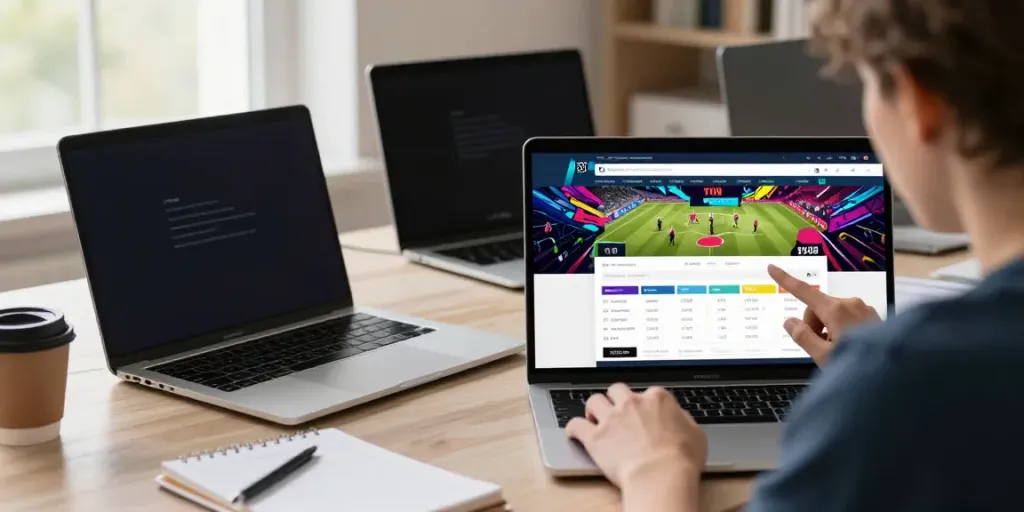 Interactive betting interface on five88 platform with user engaging in sports betting.