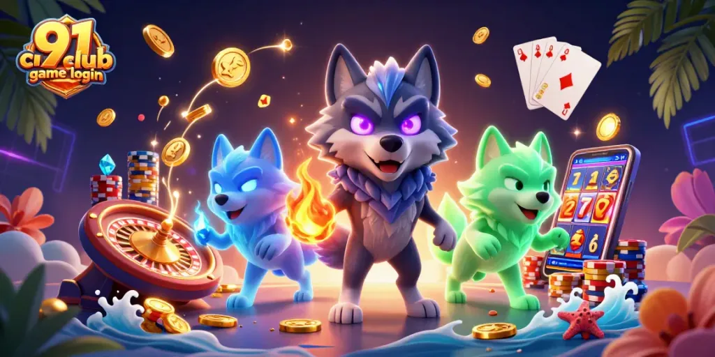 Experience the thrill of 91 club game login with exciting games and vibrant casino elements.