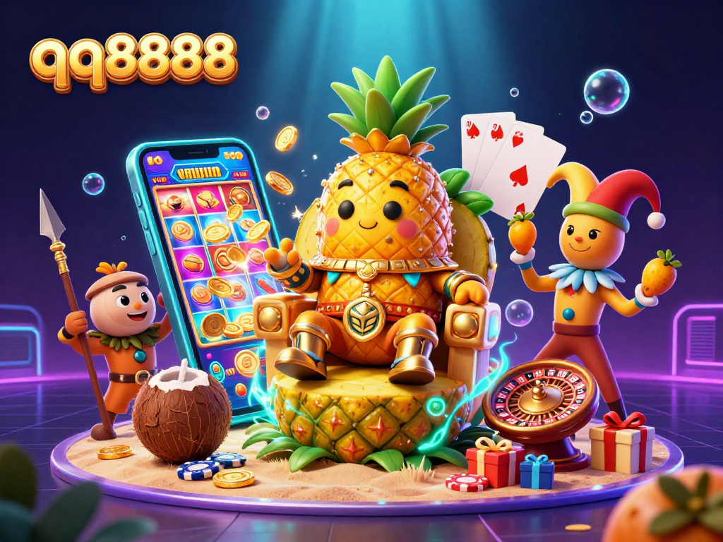 Engage with the thrilling qq8888 slots experience featuring fun characters and vibrant game elements.