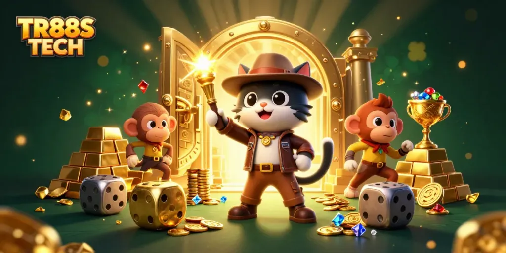 Discover exciting gaming treasures in TR88S TECH's immersive online casino scene.