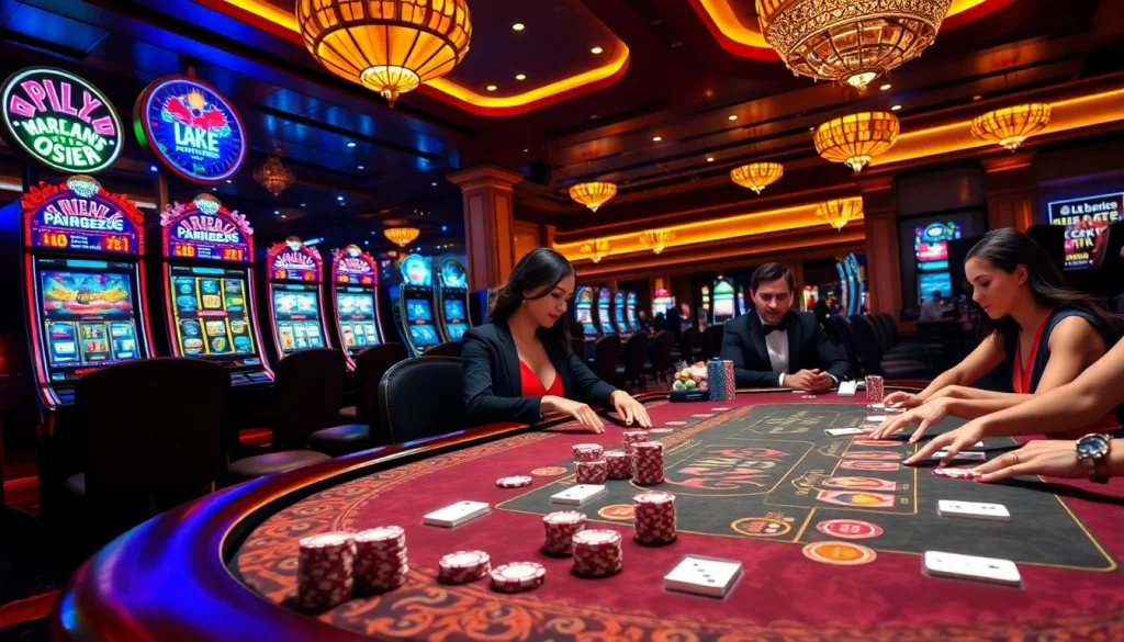 Experience the thrill of gambling at dom88.us.com with vibrant casino games and luxurious settings.