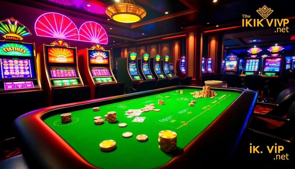 Experience thrilling games and offers at rikvip.gb.net in a vibrant casino atmosphere.