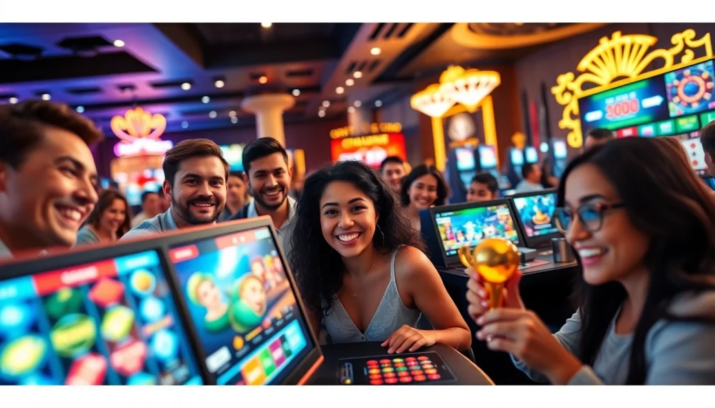 Experience the excitement of online gaming at s666.nyc with diverse players enjoying high-stakes fun.