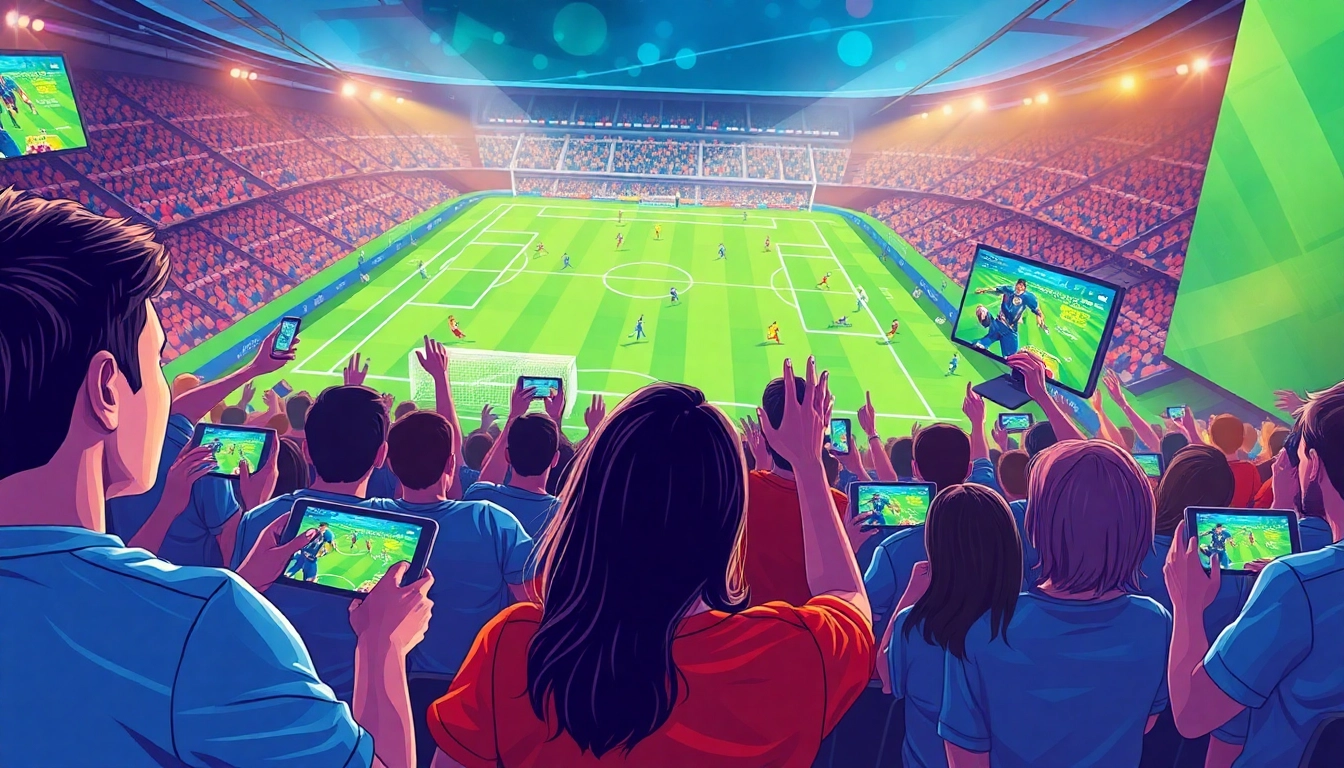 Engaging fans enjoying high-quality soccer streaming on joemadfan.com