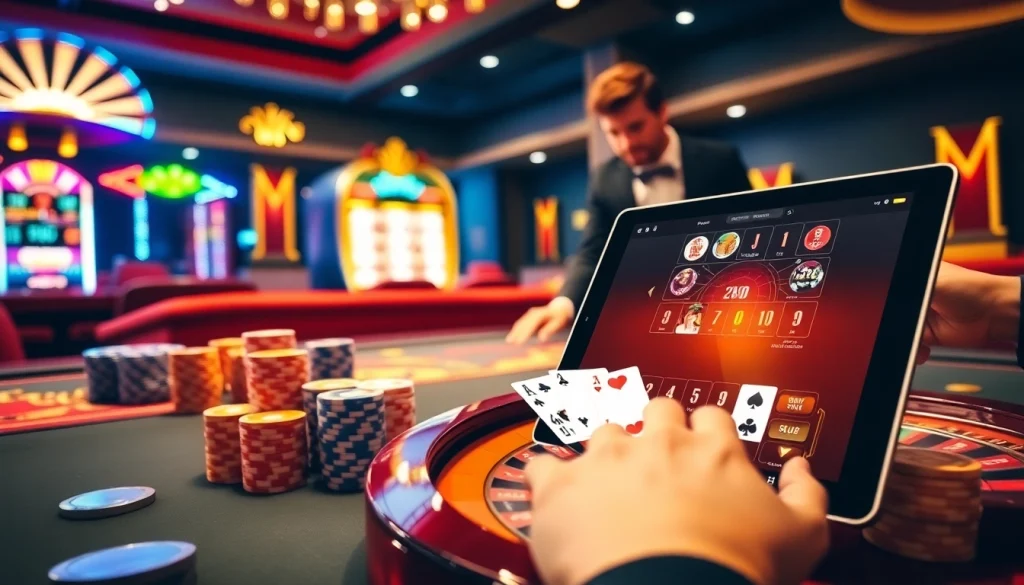 C54.gb.net showcases online gambling excitement with vibrant casino tables and thrilling slot machines.
