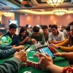 Players engaging in Vietnamese card games online at gamebaidoithuong.com.vc, highlighting excitement and community.