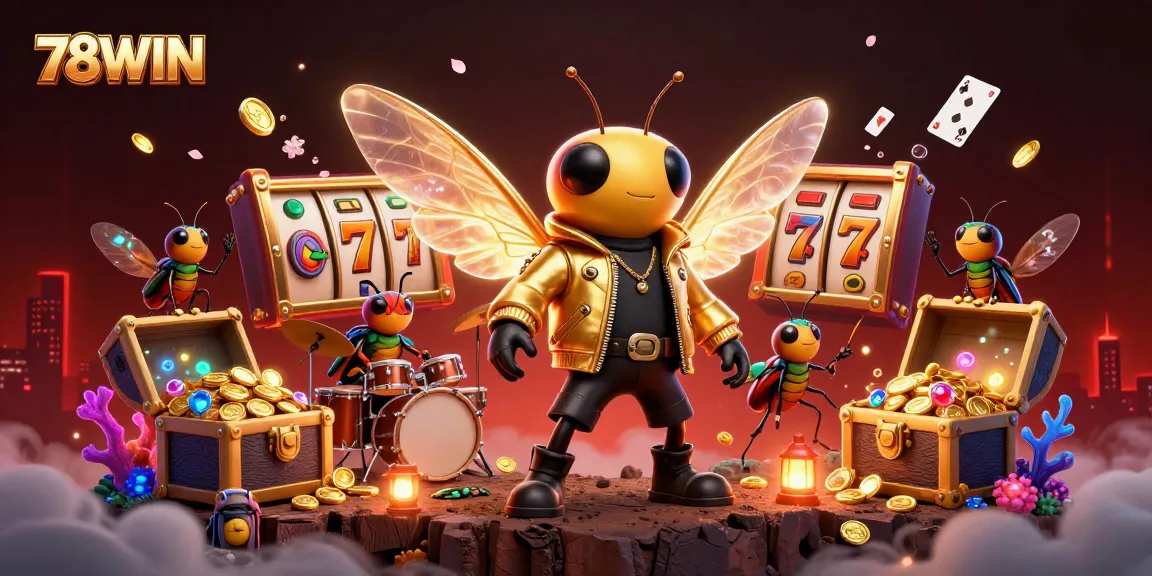 Join 78WIN for exciting jackpot experiences with vibrant casino elements and dynamic characters.