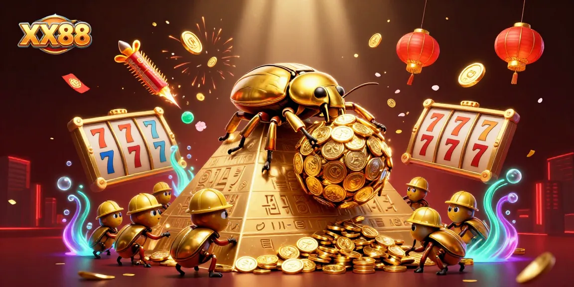 Engage with XX88's thrilling slot games featuring gold coins and jackpot reels.