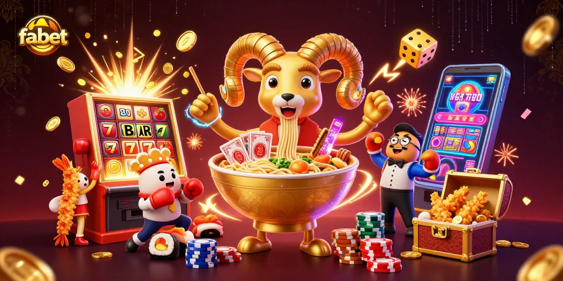 Play fabet with animated characters at a vibrant 3D casino jackpot scene.